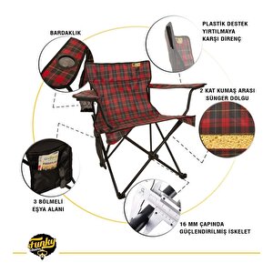 V2 Scottish Lüks Kamp Sandalyesi