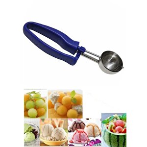 Dondurma Kaşığı Paslanmaz Çelik Servis Kaşığı Sunum Kaşığı 40 Mm
