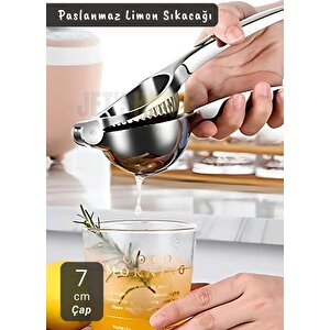 Limon Sıkacağı Paslanmaz Narenciye Sıkacağı Çelik Mandalina Sıkacağı 22 Cm