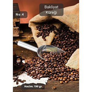 Erzak Küreği Paslanmaz Buz Küreği Çelik Bakliyat Küreği Asma Delikli Ss 201 Kürek No:4 22 Cm