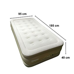 Campout Tek Kişilik Yüksek Şişme Yatak
