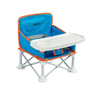 Deluxe Portatif Katlanabilir Mama Sandalyesi Mavi