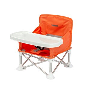 Deluxe Portatif Katlanabilir Mama Sandalyesi Turuncu