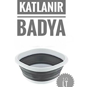 Badya Katlanır Sebze Badyası Silikon Badya Leğen Orta Boy No:3 10 Lt