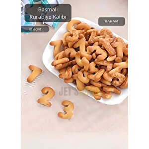 Basmalı Rakam Kalıbı Pasta Kalıbı Basmalı Kurabiye Kalıbı 10 Rakamlı Hamur Kalıp