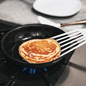Balık Spatulası Paslanmaz Çelik Biftek Spatula 18 Cm