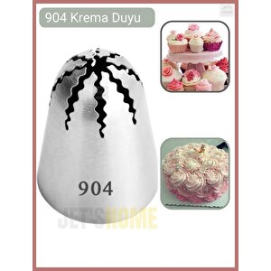 904 Krema Duyu Büyük Boy Pasta Duyu Paslanmaz Çelik 36x27x48 Mm