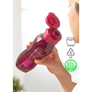 Okul Matarası Kapaklı Bpa Free Öğrenci Suluğu Mor Pp-5 Kokusuz Suluk Sporcu Suluk 750 Ml