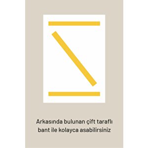 Turuncu A4 Belge Diploma Sertifika Çerçevesi Duvar Tipi Föylük