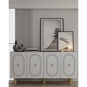 Polendh (kb150) Bohem Konsol Safirmeşe-Beyaz Safirmeşe-Beyaz