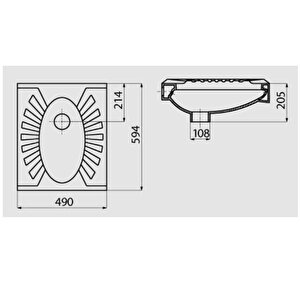 Omega Çevre Yıkamalı Hela Taşı 50x60