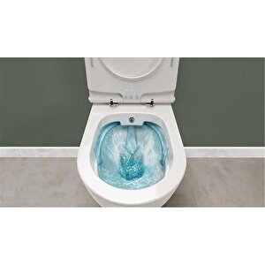 Serel Basic Kanalsız 52 Cm Klozet+serel Gediz Durolast Klozet Kapağı