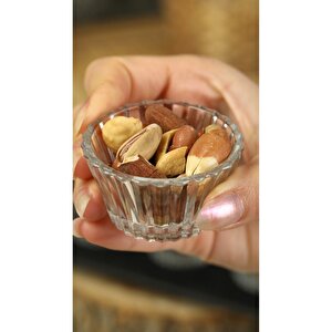 6 Lı Cam Kahve Yanı Lokumluk, Mini Sosluk, Reçellik, Mini Kase Mit1172