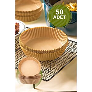 50 Adet Hava Fritözü Airfryer Pişirme Kağıdı Kalıbı Mit1170