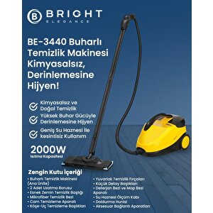 Be-3440 Çok Fonksiyonlu Buharlı Temizlik Makinesi- Buharlı Temizleyici