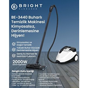 Be-3440 Çok Fonksiyonlu Buharlı Temizlik Makinesi- Buharlı Temizleyici