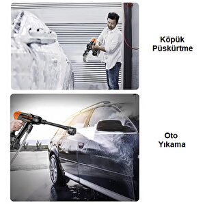 Hart Yüksek Basınçlı Çift Akülü Şarjlı Oto Yıkama Tabancası