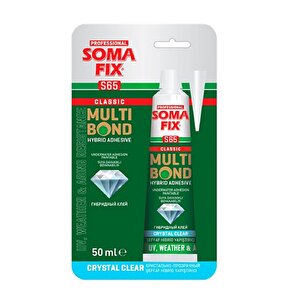 50 Ml Somafix Multi Bond Hibrid Sıvı Çivi Suya Dayanıklı Kristal Silikon Yapıştırıcı