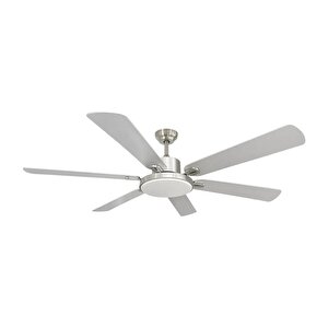 Dlc 148cm Grecale Led Tavan Vantilatörü Mat Krom