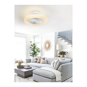 Dlc Nord 60cm Kumandalı Led Tavan Vantilatörü Beyaz