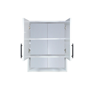 Ahşap Modern  2 Kapaklı Beyaz Lavabo Üstü Banyo Dolabı