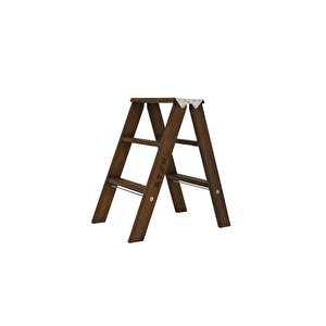 Gordi̇os Ahşap Çi̇ft Çikişli 2 Basamakli Merdi̇ven