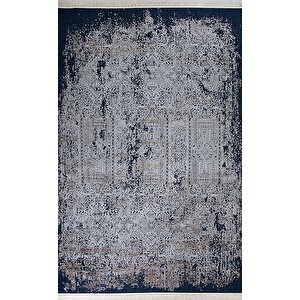Gabardin Gloria 934c Lacivert Serisi Viskon Akrilik Salon Oturma Yatak Odası Halısı