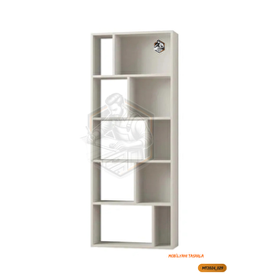 Tamamı Mdf 10 Bölmeli Boy Kitaplık Salon / Yatak Odası / Çalışma Odası / Ofis