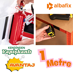Kendinden Yapışkanlı Cırt Bant 2cmx1metre Siyah