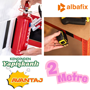 Kendinden Yapışkanlı Cırt Bant 2cmx2metre Siyah