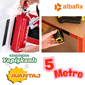 Kendinden Yapışkanlı Cırt Bant 2cmx5metre Siyah