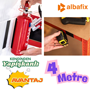 Kendinden Yapışkanlı Cırt Bant 2cmx4metre Siyah