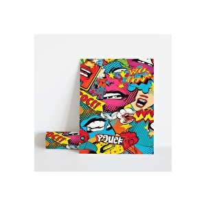 Dekoratif Çerçevesiz Poster Pop Art Comic Book Çerçevesiz Tablo 21x30 cm