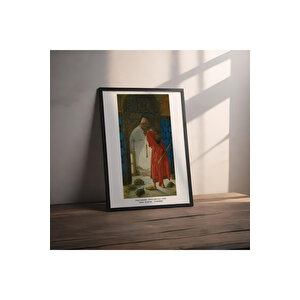 Dekoratif Çerçevesiz Poster Kaplumbağa Terbiyecisi Osman Hamdi Bey 40x50 cm