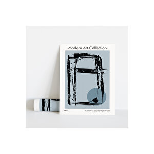 Dekoratif Çerçevesiz Poster Modern Soyut Çerçevesiz Tablo 13x18 cm