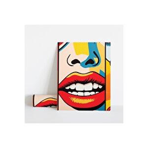 Dekoratif Çerçevesiz Poster Pop Art Çerçevesiz Tablo 50x70 cm