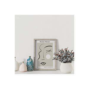 Dekoratif Çerçevesiz Poster Persian Woman Su Soyut Çerçevesiz Tablo 40x50 cm
