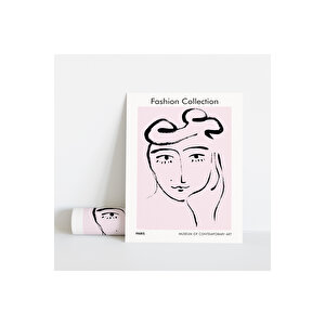 Dekoratif Çerçevesiz Poster  Fashion Collection Soyut Çerçevesiz Tablo 15x21 cm