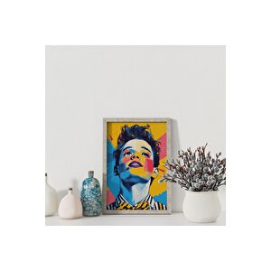 Dekoratif Çerçevesiz Poster Pop Art Erkek Çerçevesiz Tablo 15x21 cm