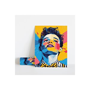 Dekoratif Çerçevesiz Poster Pop Art Erkek Çerçevesiz Tablo 15x21 cm