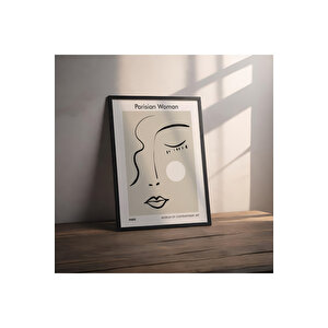 Dekoratif Çerçevesiz Poster Persian Woman Su Soyut Çerçevesiz Tablo 15x21 cm