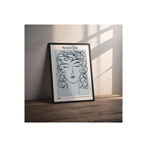 Dekoratif Çerçevesiz Poster Parisian  Soyut Çerçevesiz Tablo 13x18 cm