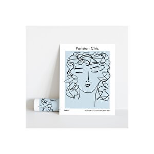 Dekoratif Çerçevesiz Poster Parisian  Soyut Çerçevesiz Tablo 13x18 cm