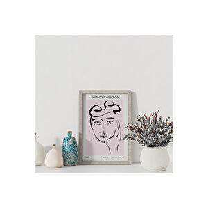 Dekoratif Çerçevesiz Poster  Fashion Collection Soyut Çerçevesiz Tablo 30x40 cm