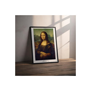 Dekoratif Çerçevesiz Poster Mona Lisa Leonardo Da Vinci 15x21 cm