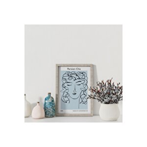 Dekoratif Çerçevesiz Poster Parisian  Soyut Çerçevesiz Tablo 15x21 cm