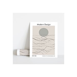 Dekoratif Çerçevesiz Poster Modern Design  Soyut Çerçevesiz Tablo 15x21 cm