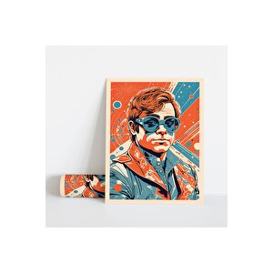 Dekoratif Çerçevesiz Poster Pop Art Adam Çerçevesiz Tablo 50x70 cm