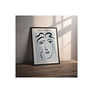Dekoratif Çerçevesiz Poster  Fashion Collection Su Soyut Çerçevesiz Tablo 30x40 cm