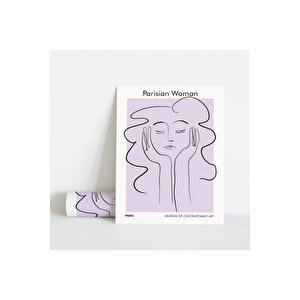 Dekoratif Çerçevesiz Poster Persian Woman Soyut Çerçevesiz Tablo 13x18 cm
